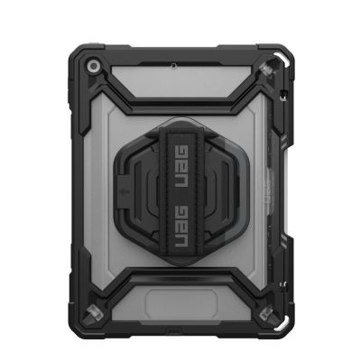 UAG Plasma HS Kickstand – Schutzhülle mit Apple Pencil-Halterung, Handauflage und Ständer für iPad 10,9" 10. Generation / 11" (A16) (Eis/Schwarz)