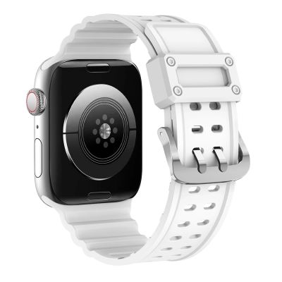 3. Strap Triple Protection für Apple Watch 38 / 40 / 41 mm Armband - weiß