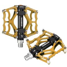 Rockbros JT201012LG 2010-12L Aluminium-Plattformpedale für Fahrräder – Gold