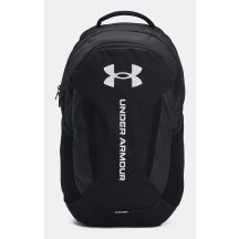 Under Armour UA Hustle 6.0 Rucksack, Wanderrucksack, Schwarz, Polyester