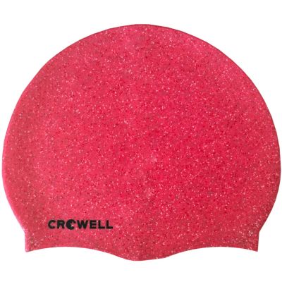 5. Crowell Recycling Pearl Silikon-Badekappe, Pink, Farbe 3
