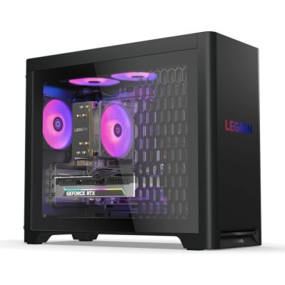 7. Lenovo Legion T5 30 GB, 10-Zoll-Prozessor, Ryzen 7 7700X, 32 GB DDR5-5600-RAM, 2 TB SSD, GeForce RTX 5070 (12 GB), Windows 11, Eclipse Black