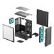 11. DeepCool CC550 4F Midi-Tower Schwarz