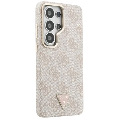 4. Guess 4G Triangle Logo MagSafe Hülle für Samsung Galaxy S26 Ultra – Pink