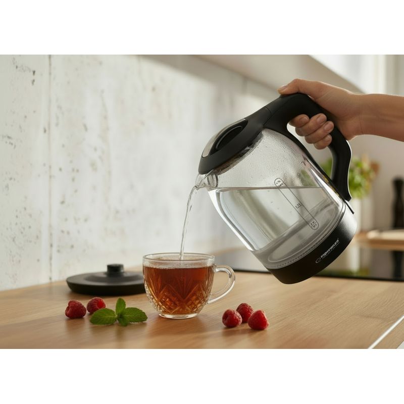 25. Esperanza YUKON EKK025K Wasserkocher (1500W 1,7l; transparent)