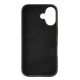 6. Audi Silikonhülle iPhone 16 6,1" schwarz/schwarz Hardcase AU-LSRIP16-Q3/D1-BK