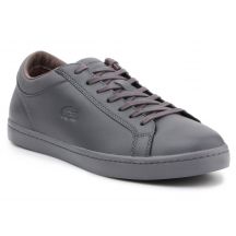 Lacoste Straightset 4 Srm Gry Leather M 30SRM4015 Schuhe