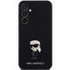 3. Karl Lagerfeld Silikon Ikonik Metal Pin Hülle für Samsung Galaxy S23 FE – Schwarz