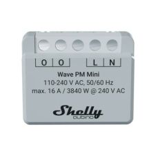 Intelligenter Z-Wave-Energieverbrauchsmessregler Shelly Wave PM Mini