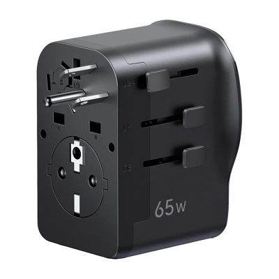 5. Ugreen S550 65W Universal-Reiseadapter – Schwarz