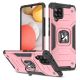 Wozinsky Ring Armor robuste Hybrid-Hülle + Magnethalterung für Samsung Galaxy A42 5G pink