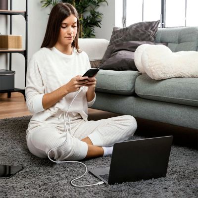 6. Tech-Protect Ultraboost Lite USB-C PD60W/3A Kabel 200 cm – grau