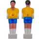 2. ENERO GELBE FUSSBALLFIGUR