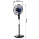 6. Standventilator 40cm ZRF1450 Zelmer + Fernbedienung