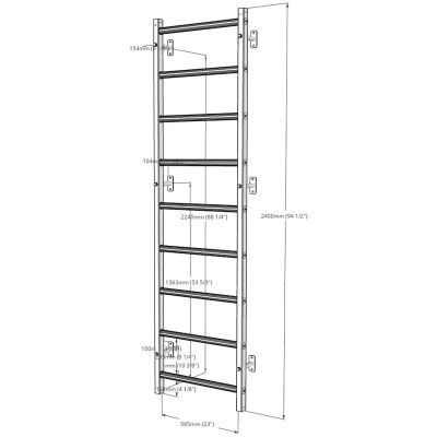 17. TURNBANK AUS HOLZ UND METALL 700W