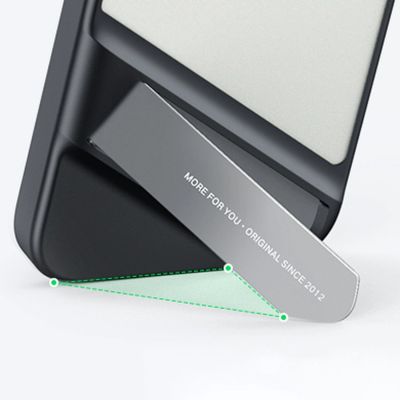 12. Ugreen LP635 Kickstand Schutzhülle Hardcover mit Gelrahmen und integriertem Ständer für iPhone 14 Pro Schwarz (90926)