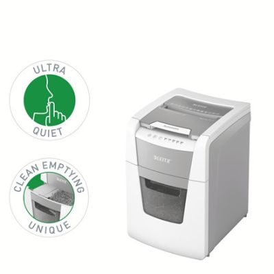 5. Leitz IQ AutoFeed 100 Aktenvernichter, P4, 100 Blatt, 34 l Behälter