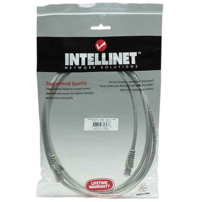 2. INTELLINET PATCHCORD CAT5E UTP 2M GRAU 100% KUPFER 318976