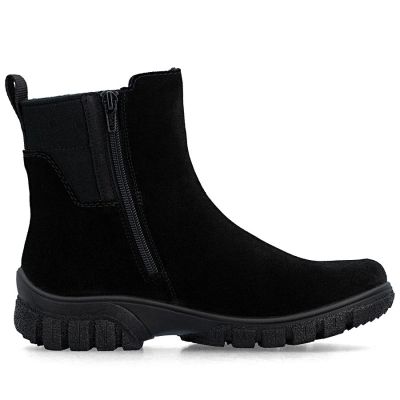 8. Wasserdichte, komfortable Damen-Lederboots in Schwarz – Rieker 7269-00