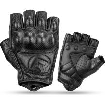 Rockbros 16220006002 M Leder-Motorradhandschuhe – Schwarz