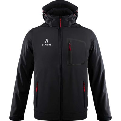 23. Alpinus Stenshuvud Softshelljacke schwarz BR43371