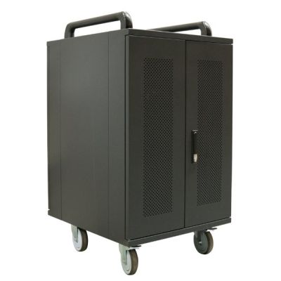 Avtek International Avtek Charging Cart 20 Tragbarer Geräte-Management-Schrank Schwarz