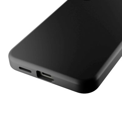 8. Puro Icon Silikonhülle für Samsung Galaxy S25+ – Schwarz