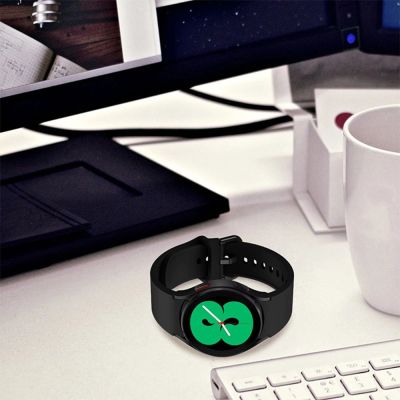 5. Tech-Protect Silikonarmband für Samsung Galaxy Watch 4/5/5 Pro/6/7/FE – Schwarz