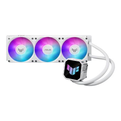 4. ASUS TUF Gaming LC III 360 ARGB White Edition Computergehäuse mit All-in-One-Flüssigkeitskühlung (12 cm)