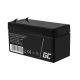 2. GREEN CELL GEL-BATTERIE AGM17 12V 1,2AH
