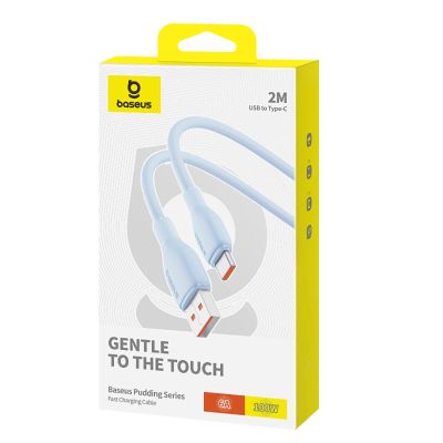 11. Baseus Pudding 100W USB-A - USB-C Kabel 2m - Blau
