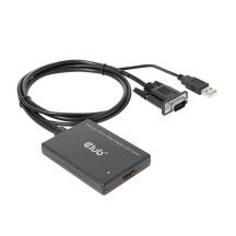 CLUB3D CAC-1720 Kabeladapter 0,6 m HDMI Typ A (Standard) VGA (D-Sub) + USB Schwarz