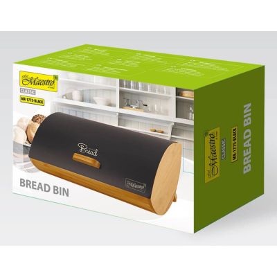 6. Brotkasten MR-1775-BLACK MAESTRO