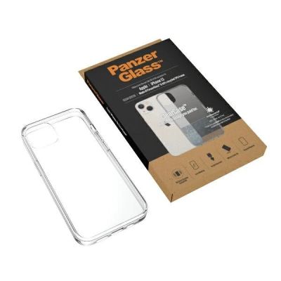 6. PanzerGlass ClearCase antibakterielle Hülle mit Militärzertifikat für iPhone 13 / 14 / 15 – transparent