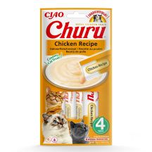 CHURU Leckerli mit Huhn für Katzen 4x14g