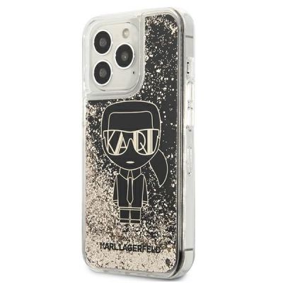 2. Karl Lagerfeld Liquid Glitter Gatsby Case für iPhone 13 Pro / iPhone 13 - Schwarz