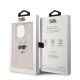 8. Karl Lagerfeld IML Choupette Head & Monogram Hülle für iPhone 13 Pro Max – Rosa