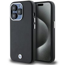 BMW Signature Wrapped Metal MagSafe Hülle für iPhone 14 Pro – Schwarz