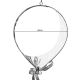 3. SICHERER BALLONBEUTEL AUS KUNSTSTOFF, DURCHMESSER 20 CM - GOLD
