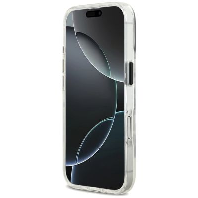 5. Karl Lagerfeld IML Karl Sketch Logo MagSafe Case für iPhone 17 - Transparent