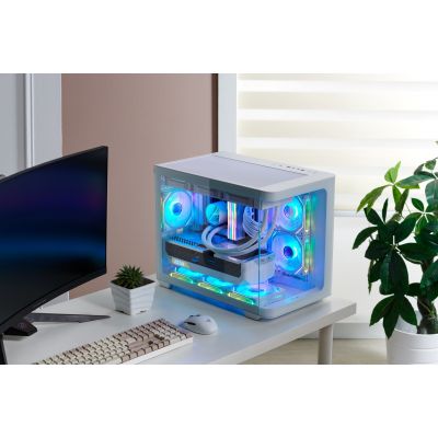 13. FSP Geh Mini S380-WA Micro-ATX/Mini-ITX Gehäuse in Weiß (Einzelhandel)