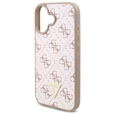 6. Guess New 4G Triangle Hülle für iPhone 16 Plus – weiß