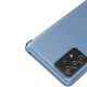 7. Clear View Case Klapphülle für Samsung Galaxy A73 blau