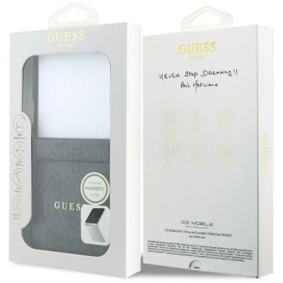 8. Guess 4G Classic MagSafe Hülle für Samsung Galaxy Z Flip 8 - Schwarz