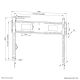 16. Neomounts WL30-750BL18 TV-Wandhalterung 2,49 m (98") Schwarz