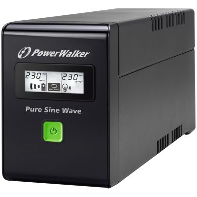 USV POWER WALKER VI 600 SW FR (600 VA) 0,6 kVA 360 W 2 x Netzsteckdose