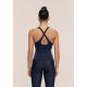 3. CASALL Damen-Tanktop mit formgebendem Block-BH, Marineblau