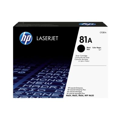 12. Original HP 81A LaserJet Tonerkartusche, Schwarz