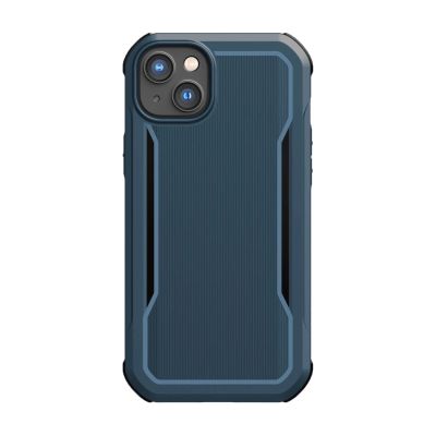 Raptic X-Doria Fort Case iPhone 14 mit gepanzerter blauer MagSafe-Hülle