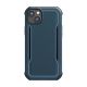Raptic X-Doria Fort Case iPhone 14 mit gepanzerter blauer MagSafe-Hülle